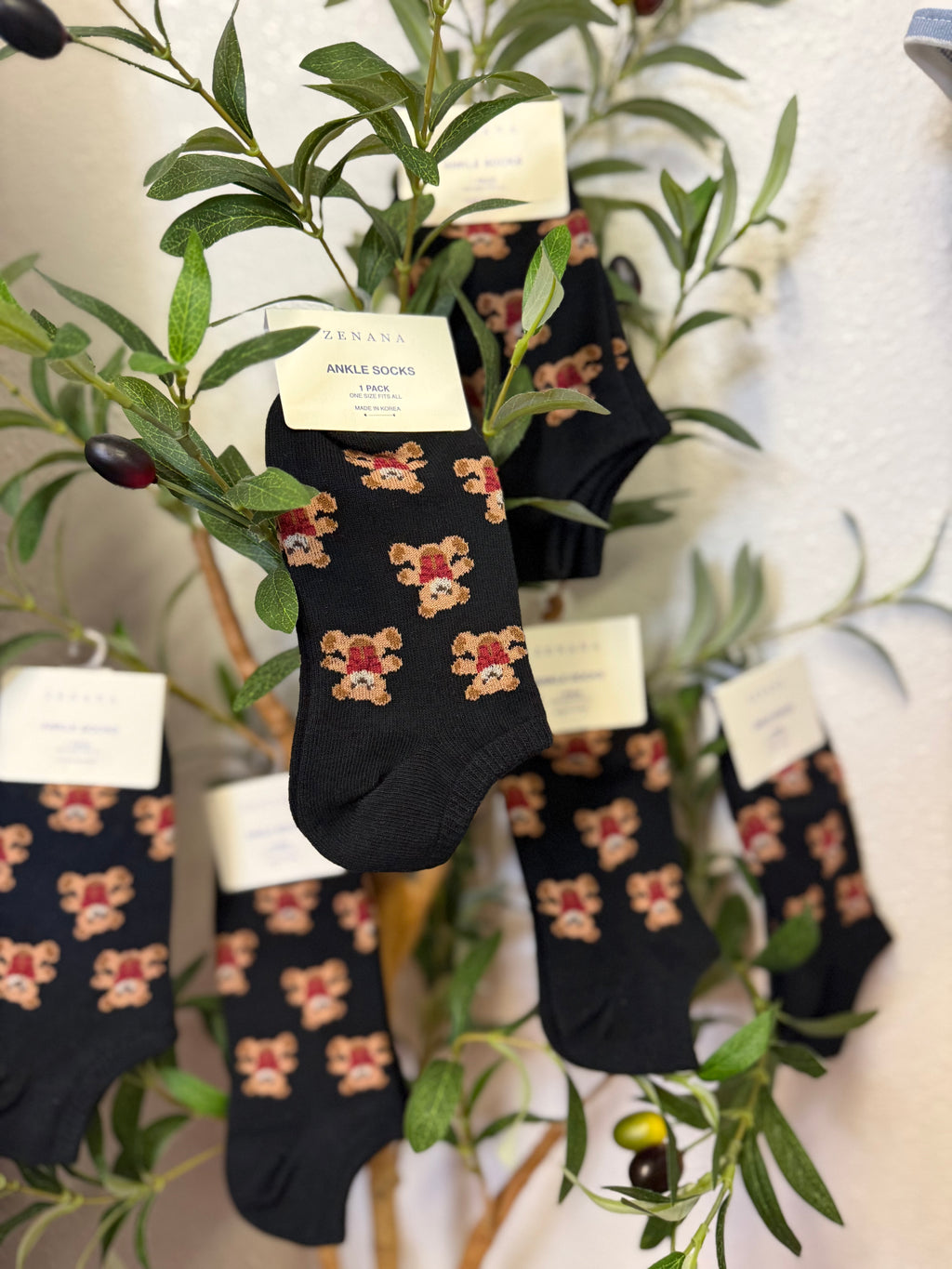Fall Bear Socks
