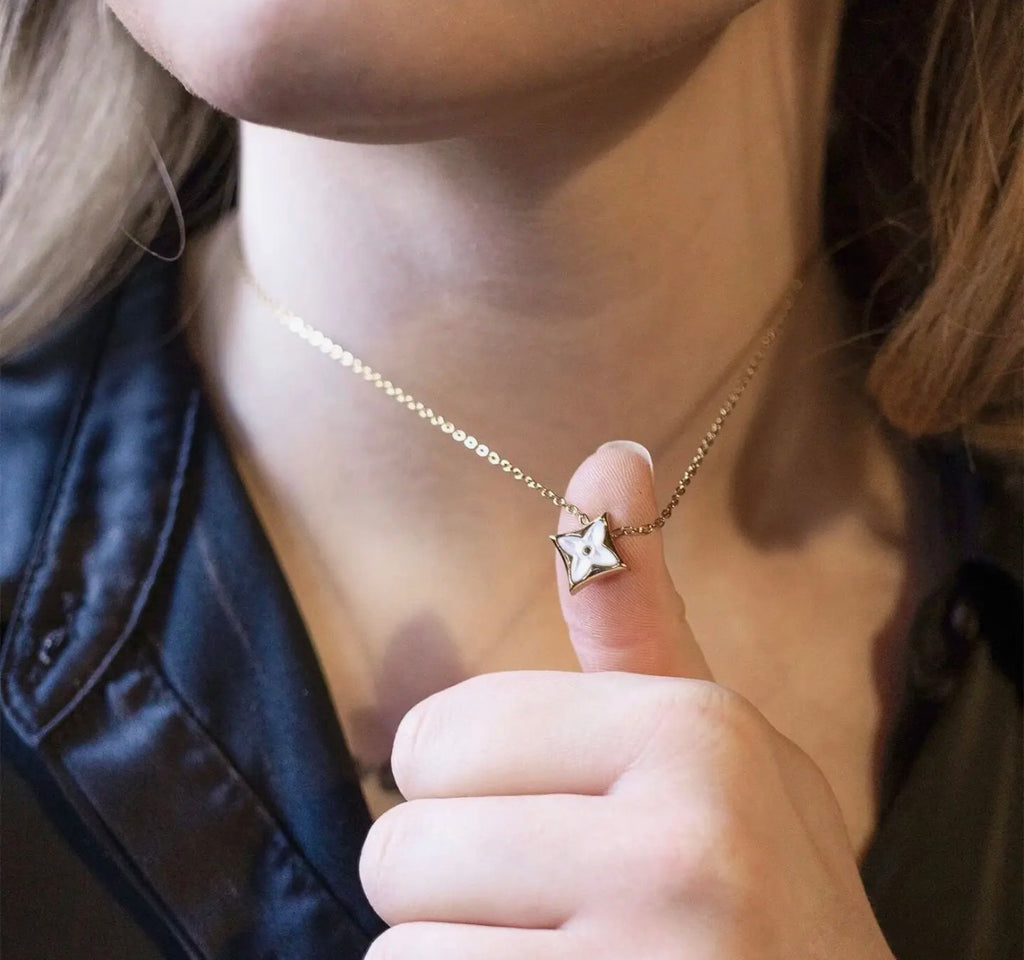 Sugar Cube Necklace- Tarnish Free