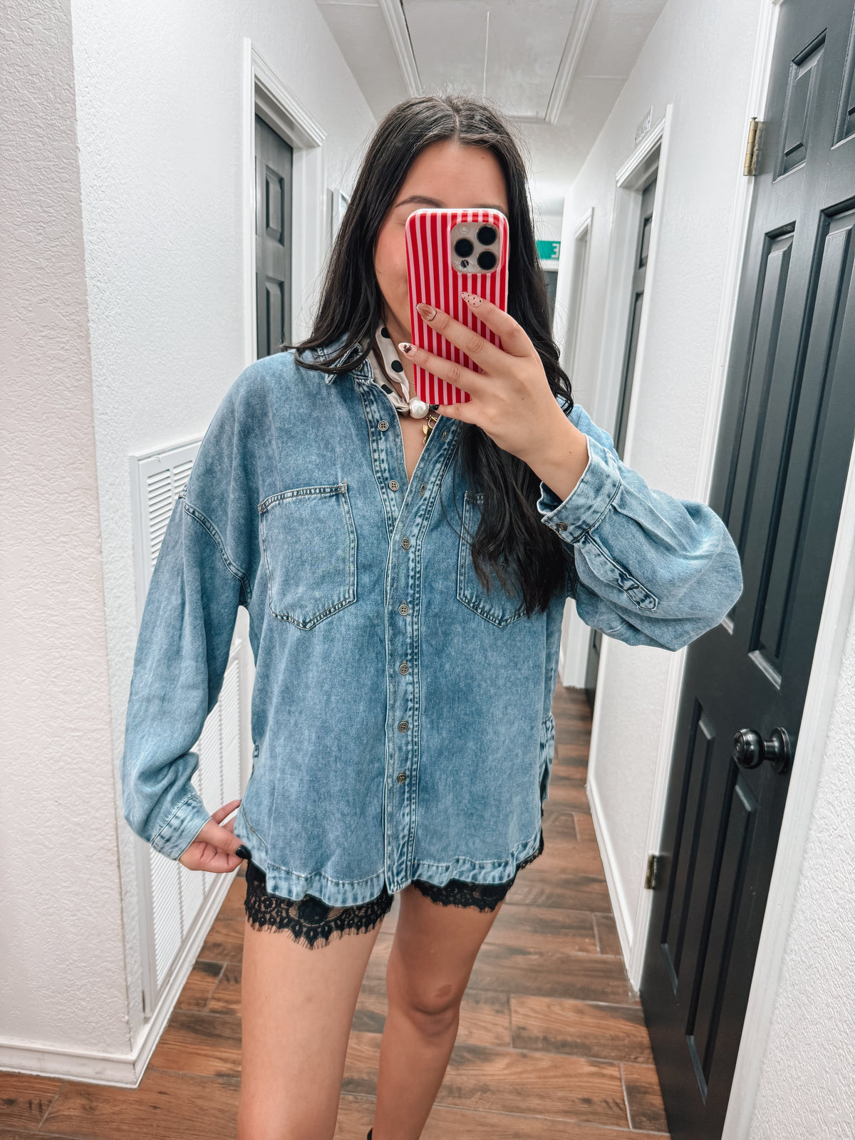 Bluebird Denim Button-Up