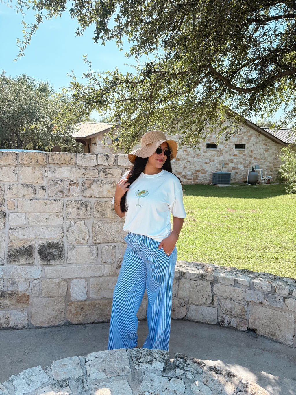 Marine Stripe Pants