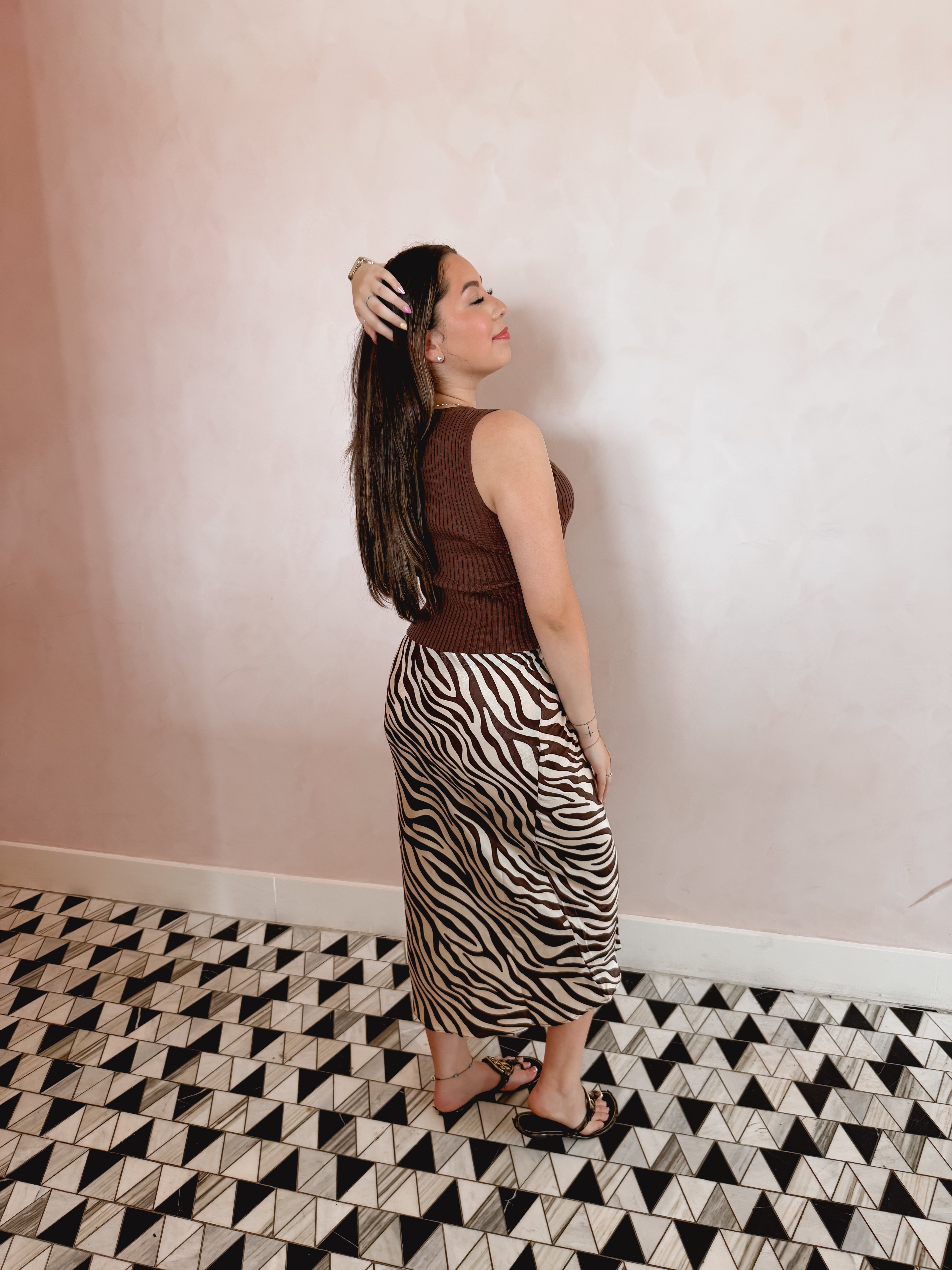 Wild Roast Maxi Skirt