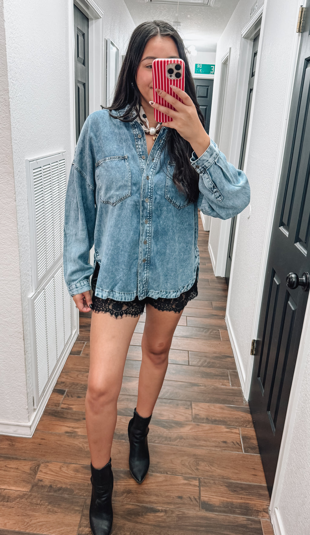 Bluebird Denim Button-Up