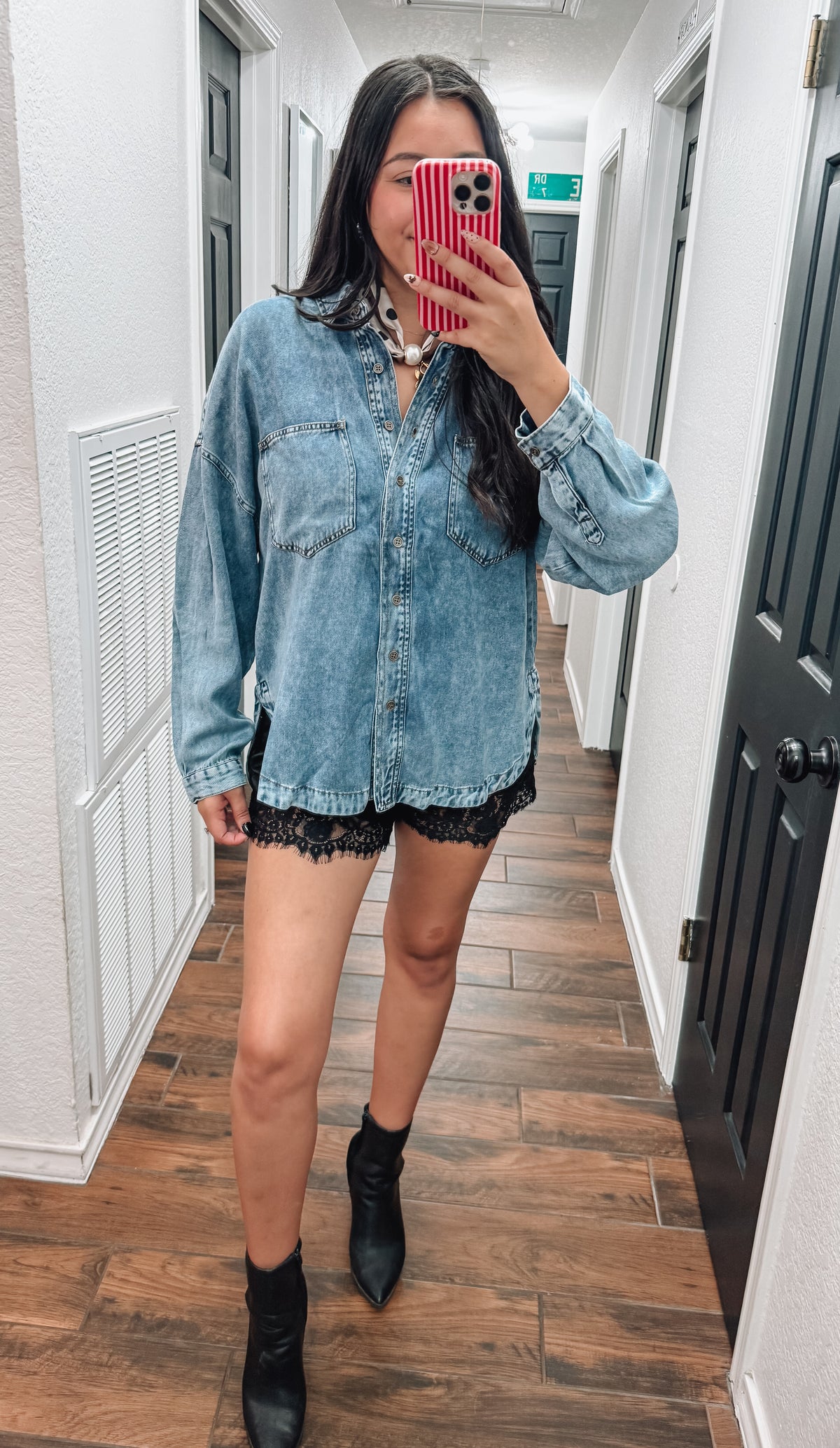 Bluebird Denim Button-Up