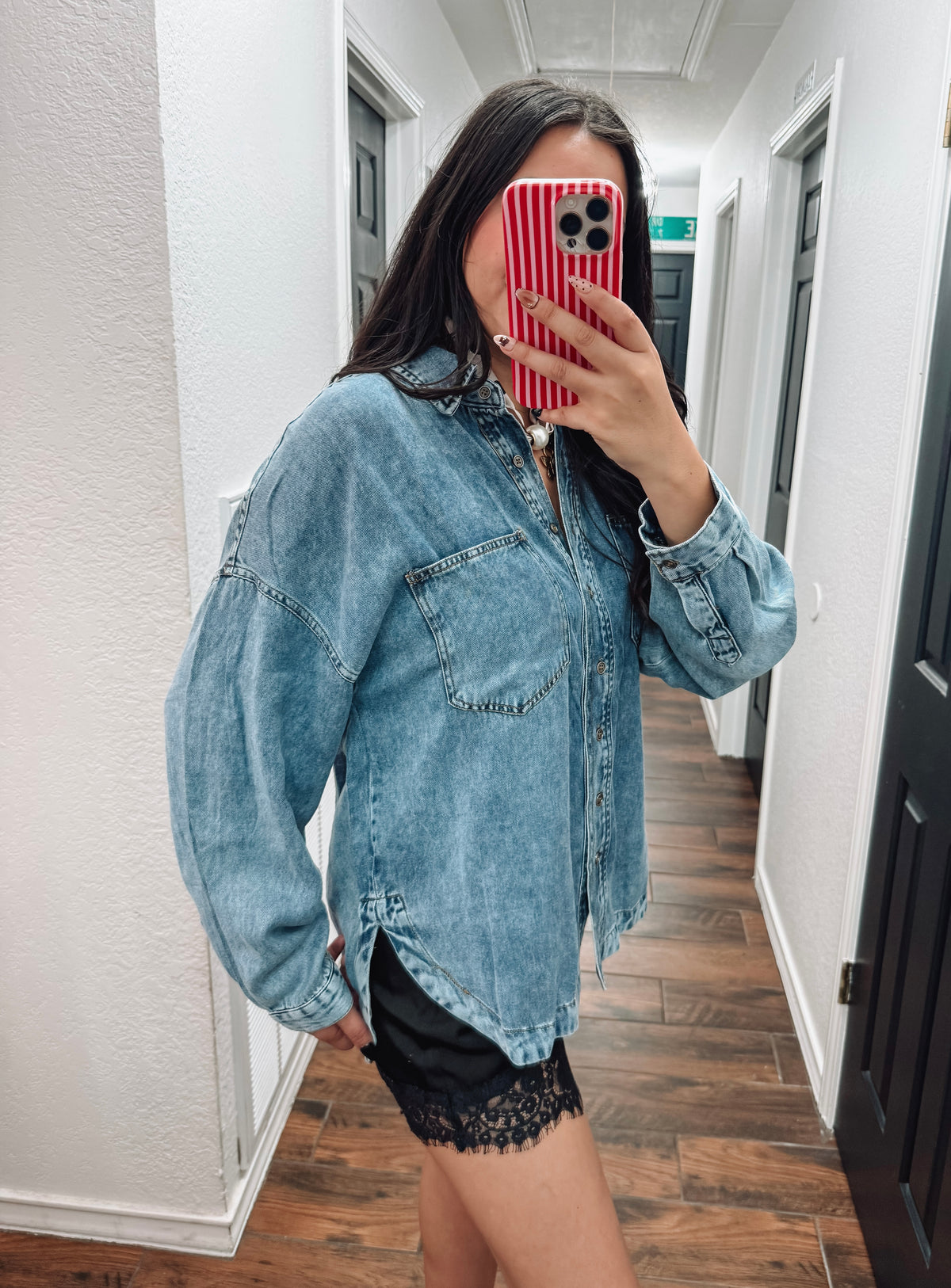 Bluebird Denim Button-Up