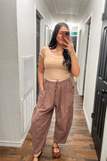 Effortless Harem Baggy Pants