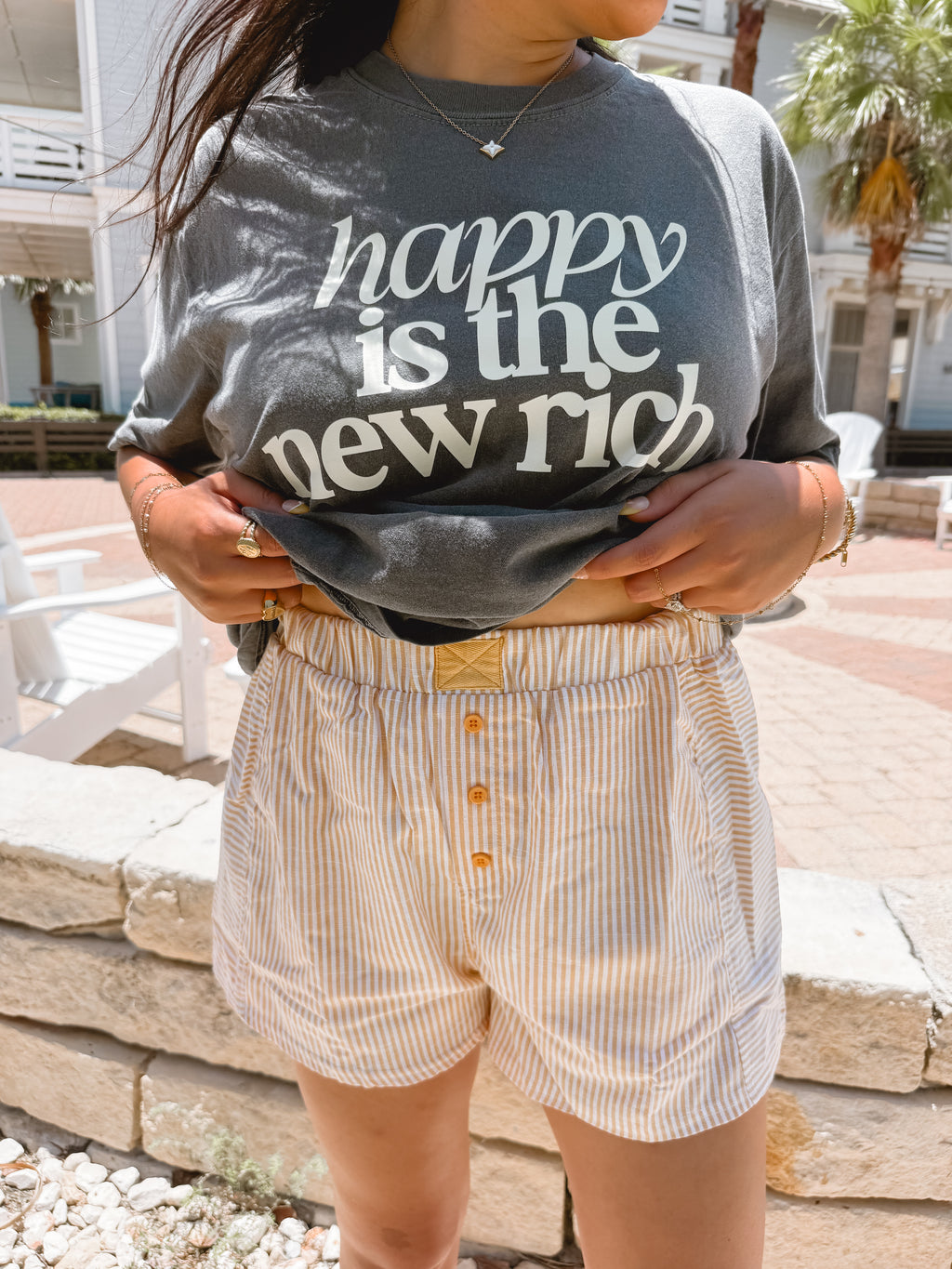 Honey Stripe Shorts