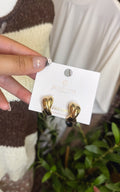 X huggie earrings - tarnish free