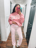 Fold Over Patchwork Leggings