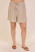 PLUS Breezy Stripe Shorts