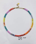 Natural Stone Glass Bead Necklaces