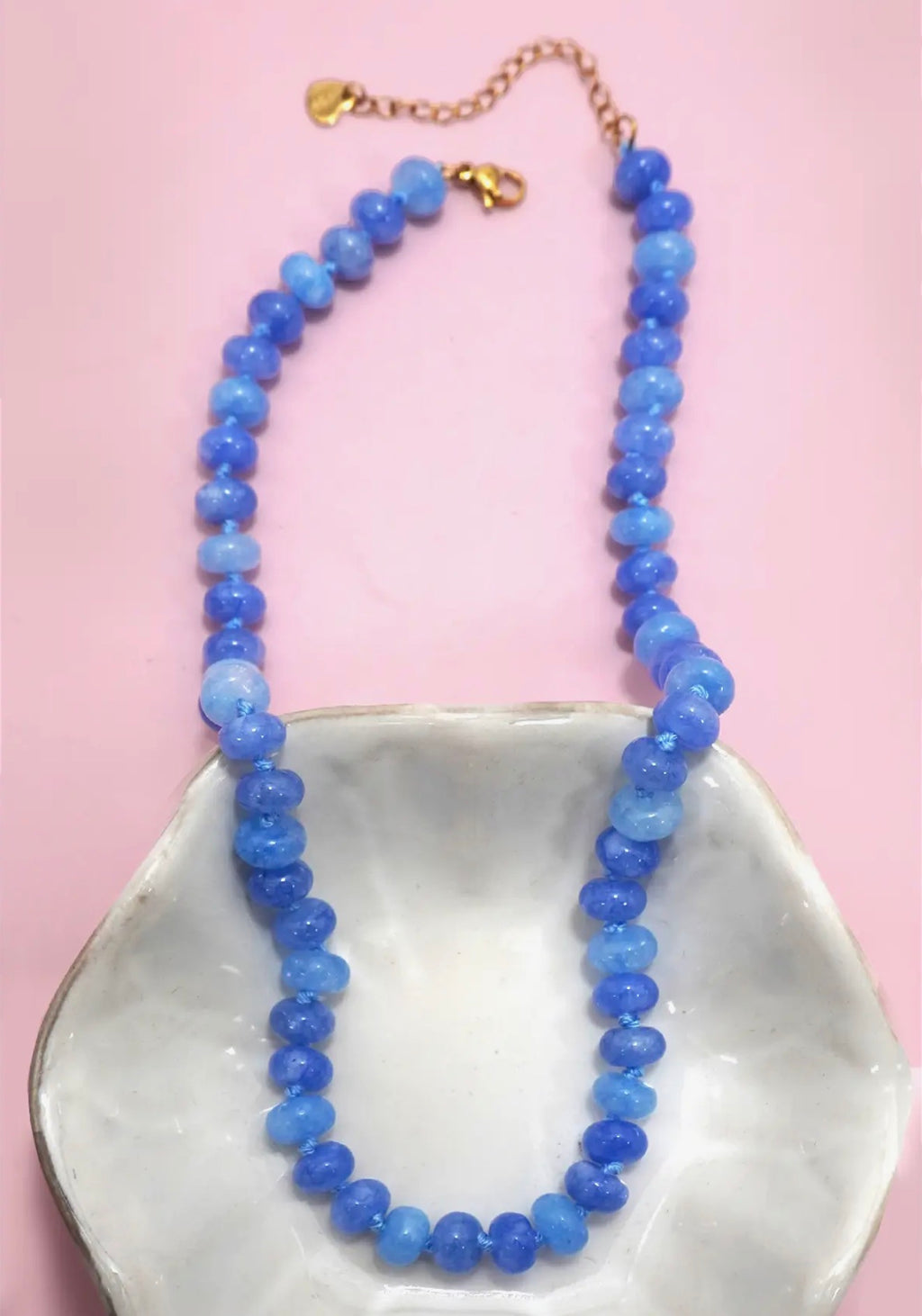 Natural Stone Glass Bead Necklaces